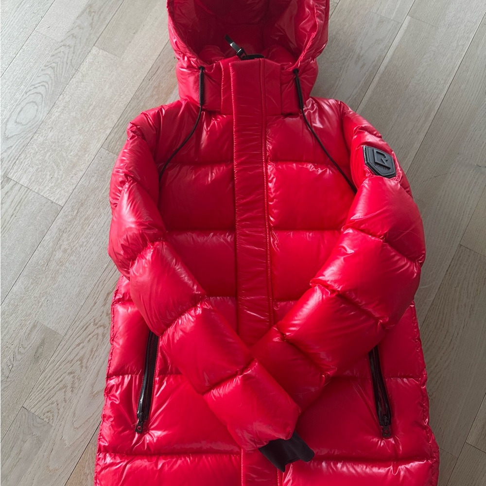 NWT RUDSAK Poppy Red Puffer Jacket - JOJO - Picture 3 of 9